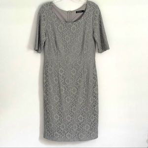 Mikarose Gray Lace Dress Size Large